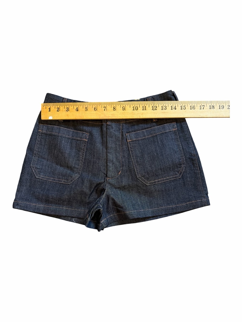 Anthropologie Colette Denim High Rise Shorts 29 Dark Wash Maeve Stretch NWOT $98 - Picture 6 of 9
